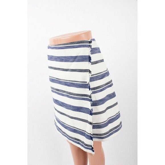 Loft by Ann Taylor Womens Fringe Faux Wrap Skirt - Picture 3 of 9